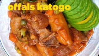 How To Make Tripe\/Offals With Matooke | Ugandan Byenda Katogo Recipe
