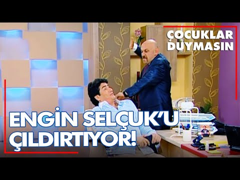 Selçuk Bey, Engin'in kafasına tokadı tam geçirecekken...- Çocuklar Duymasın 6. Bölüm