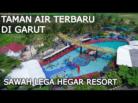 Kolam Renang dan Taman Air Sawah Lega Hegar Resort, Maripari Sukawening Garut #AdrasaID #KolamRenang