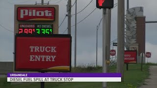Cleanup underway after diesel fuel spill in Urbandale