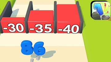 Number Run 3D - Gameplay Walkthrough Levels 8-10 (Android, Ios)