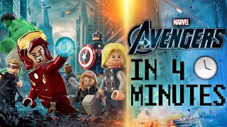 MARVELS Avengers In 4 Minutes [LEGO STOP MOTION]