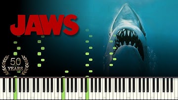 Jaws - 50th Anniversary (Piano Tutorial)