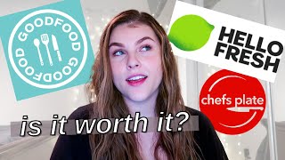 WHICH MEAL KIT DELIVERY SERVICE IS THE BEST  GoodFood, HelloFresh or Chef’s Plate? | Honest Review