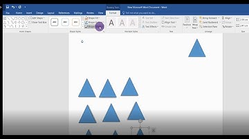 4 Microsoft Word Insert Shapes Format Shape Effects Shadow Outer