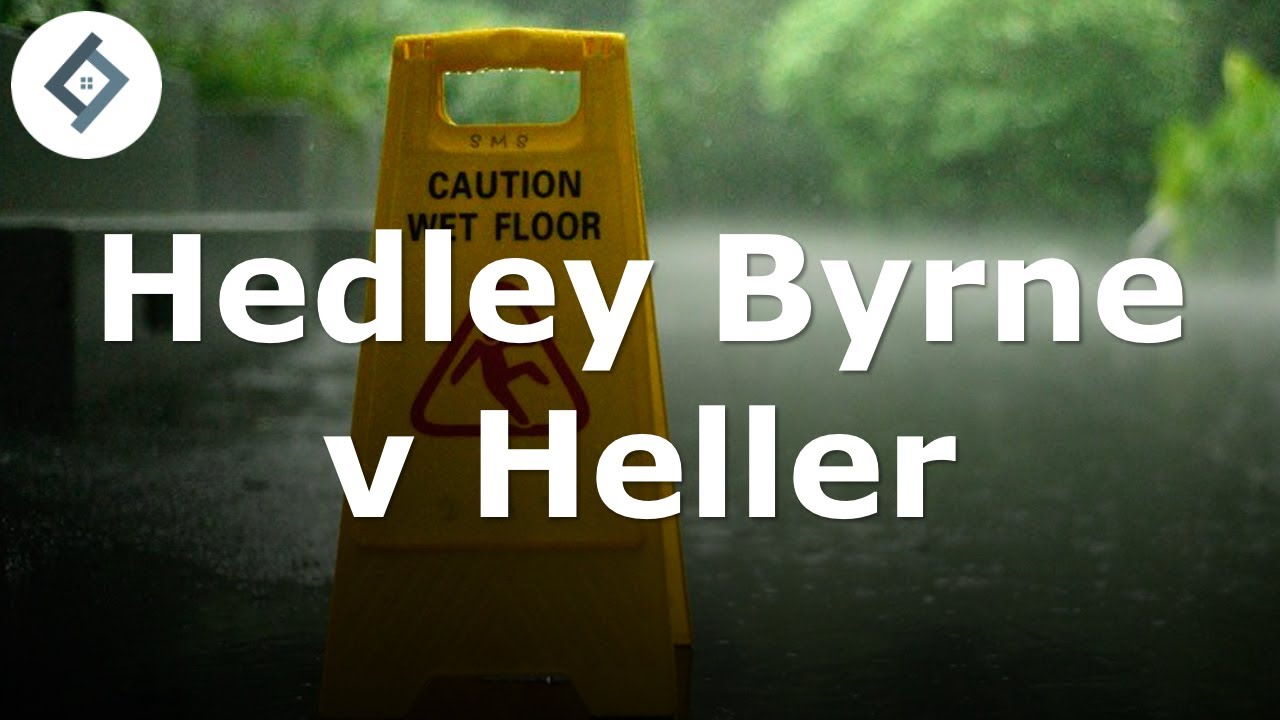 Hedley Byrne v Heller Case Summary YouTube