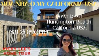 Touring a $8,295,000 Home Downtown Huntington Beach California USA | Real Estate Home Tour