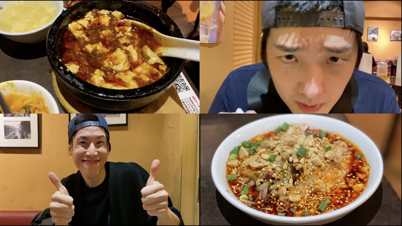 コハロン、ヒカックと中華料理を食べる