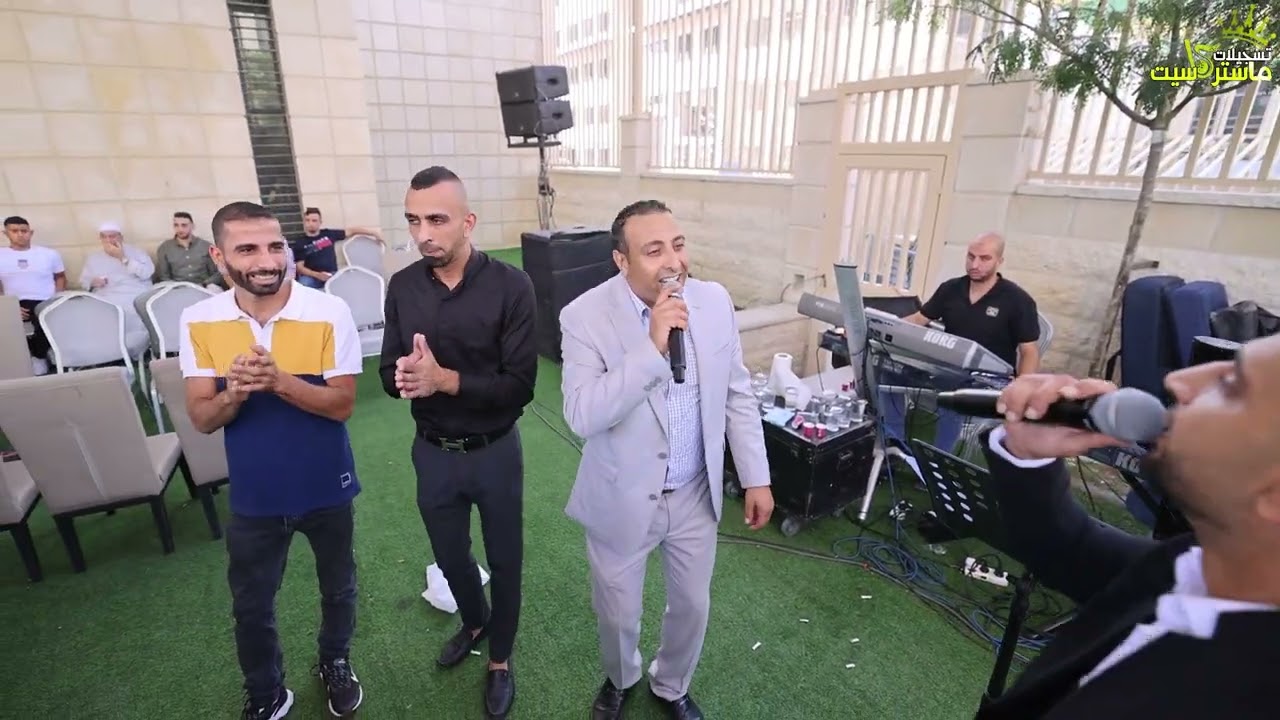 ترحيب في زوار العريس براء النبالي مع الفنانين جميل الرموني واحمد العامر | مهرجان براء النبالي