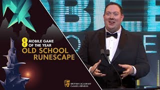 Old School Runescape Wins Ee Mobile Game Of The Year Bafta Games Awards 2019 Youtube - roblox bafta games award for ee mobile game of the year