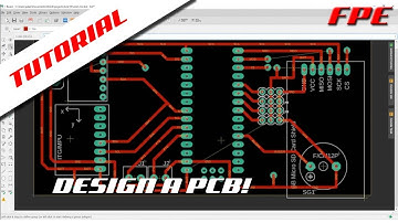EAGLE CAD Tutorial - Board Layout, Routing, and Vias | Part One