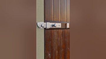 Automatic Sliding Door Latch Design Idea