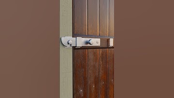 Automatic Sliding Door Latch Design Idea