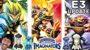 Skylanders Imaginators 360 Toys & Gameplay AMBUSH, EMBER & WOLFGANG Sensei Figures (E3 2016 Update)