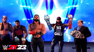 The Bloodline Entrance | WWE 2K23 Fanmade Concept