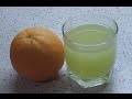 Апельсиновый лимонад - лимонад из корок апельсина