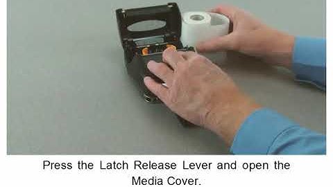 How to Load Zebra ZQ500 Series Media