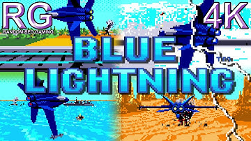 Blue Lightning - Atari Lynx - Intro & Mission 1 -3 Gameplay [4K]