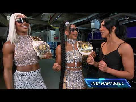 Jade Cargill meets Indi Hartwell - Smackdown 5/31/2024