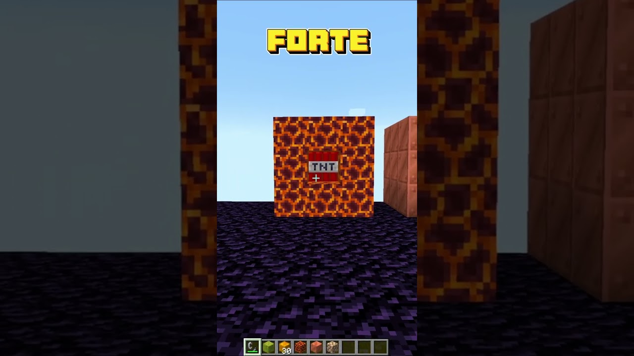 QUAL BLOCO É O MAIS FORTE DO MINECRAFT?