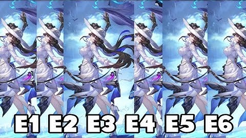 DAHLIA Eidolons E1 - E6 Comparison HSR E1, E2, E3, E4, E5, E6 Damage Comparison - Honkai Star Rail