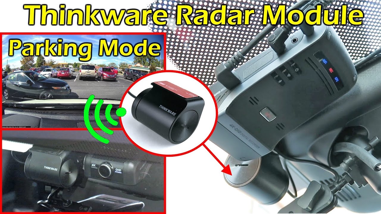 Install Thinkware Radar Module For Energy Saving Parking Mode U1000 Dashcam Youtube