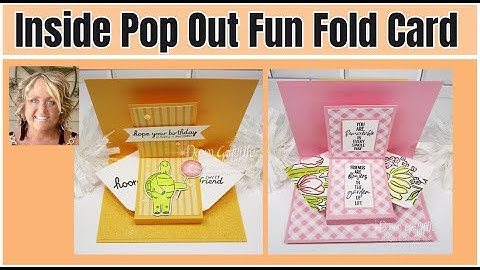 💜Inside Pop Out Fun Fold Card