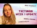 Week 1 Tretinoin Update ♡ Lemonaid Health ♡ Benzoyl Peroxide ♡ Clearing Up Acne, Scars, &amp; Fine Lines