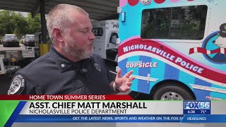 Nicholasville police pass out copsicles, smiles to city kids