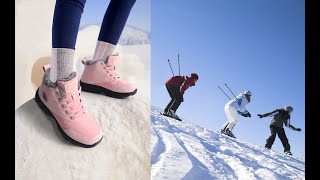 Women's Snow Boots Fur Lined Booties Anti-Slip | Amazon screenshot 4