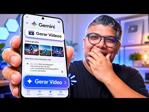 O Gemini Agora Cria Vídeos Incríveis de Graça!