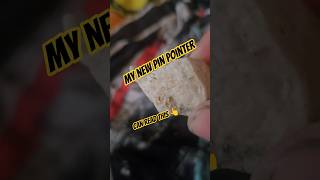 my pin pointer can read GOLD #goldprospecting #metaldetecting #pinpointer #shorts