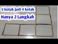 game asah otak part 1 • teka teki batang lidi • 5 kotak jadi 4 kotak