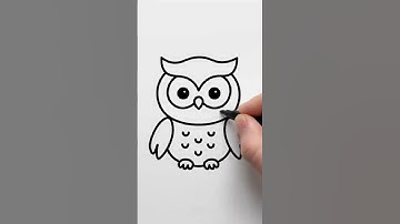 How to Draw a Cute Owl: Easy Step-by-Step Tutorial