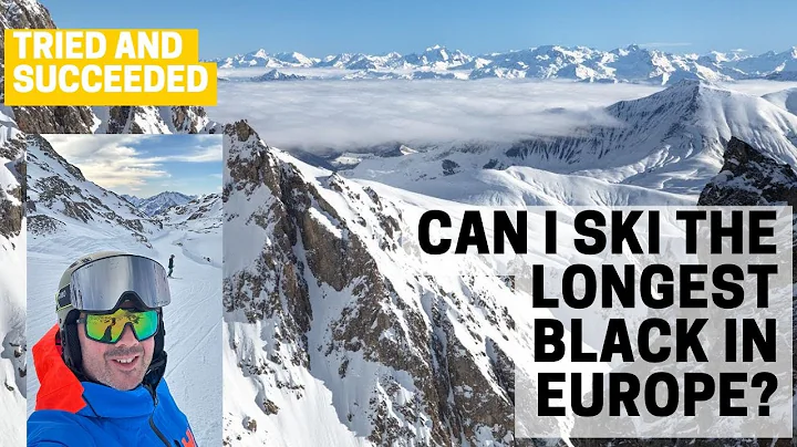 Can I Ski Sarenne Alpe d'Huez - The Longest Black in Europe