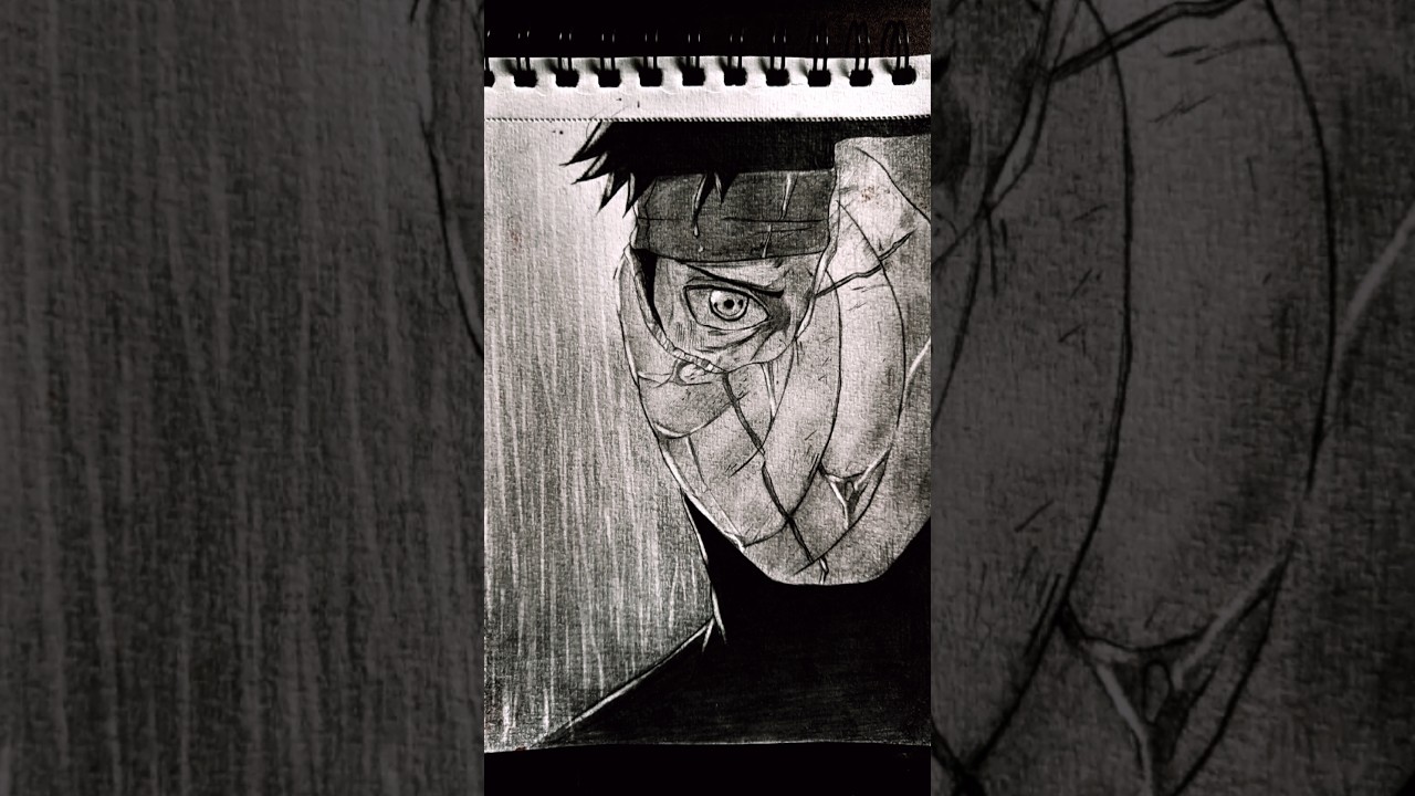 draw obito uchiha ❤️‍🩹 