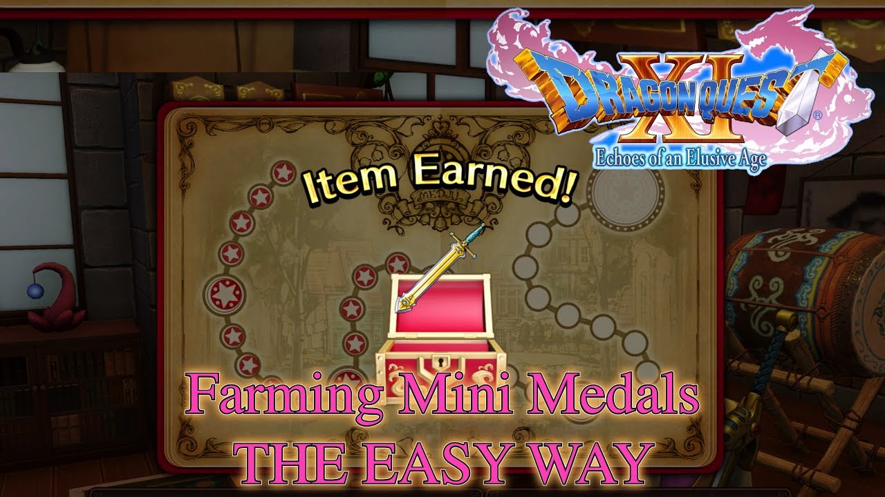 Dragon Quest XI Farming Mini Medals The EASY Way YouTube