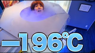 −196℃のサウナが本当にヤバいwwwwwww凍るwwwwwww