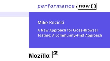 A New Approach for Cross-Browser Testing - Mike Kozicki - performance.sync() 2025