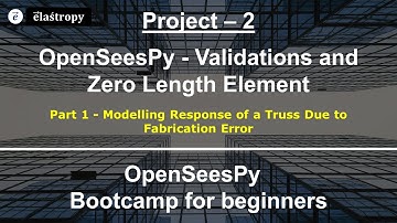 Part 1 of Project 2 - Modelling Response of a Truss Due to Fabrication Error