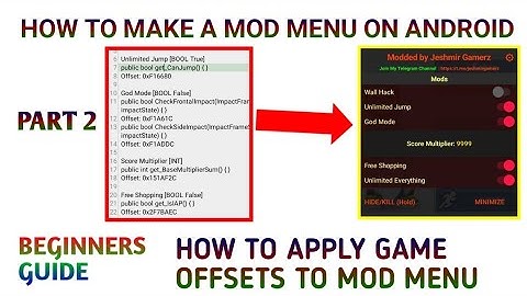 How to Make a Mod Menu on Android | Part 2 – How to Apply Offsets
