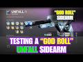 Testing a "GOD ROLL" UNFALL sidearm - Destiny 2 RENEGADES