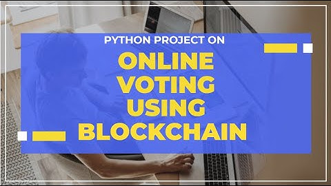 Decentralized Voting system using Blockchain | IEEE Blockchain Project