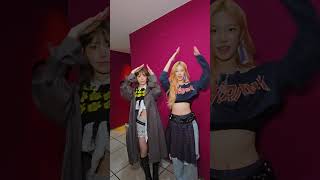 [르세라핌 사쿠라/카즈하]사쿠라,카즈하기 하는 치킨바나나 챌린지 #kpop #르세라핌 #카즈하 #사쿠라 #추…