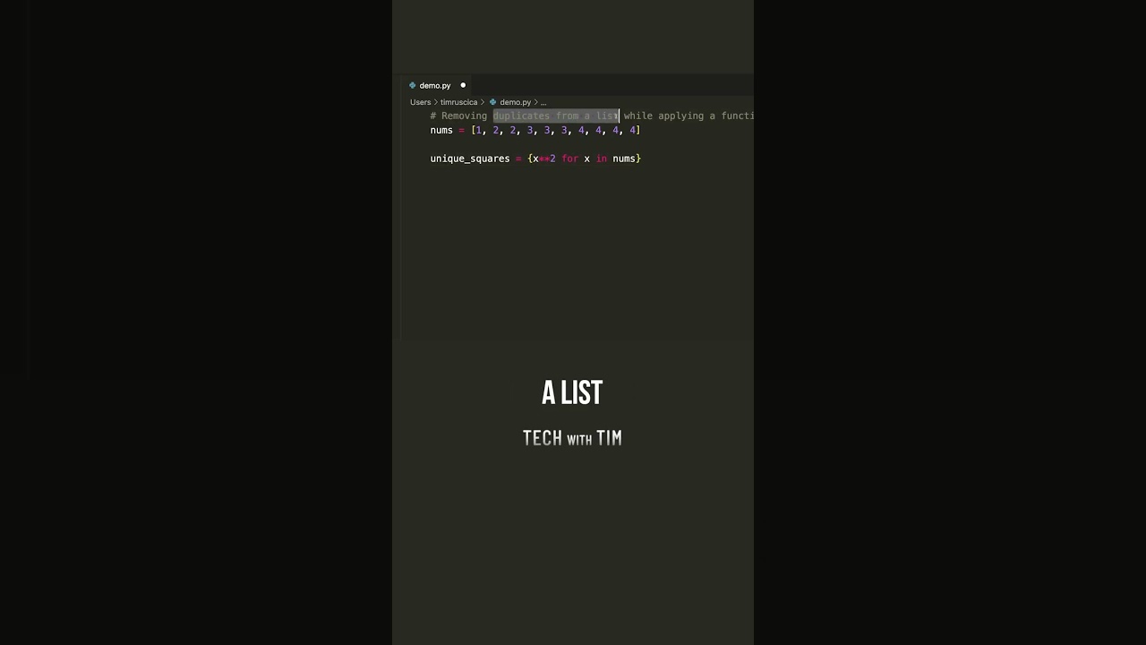 Dictionairy vs Set Comprehensions in Python