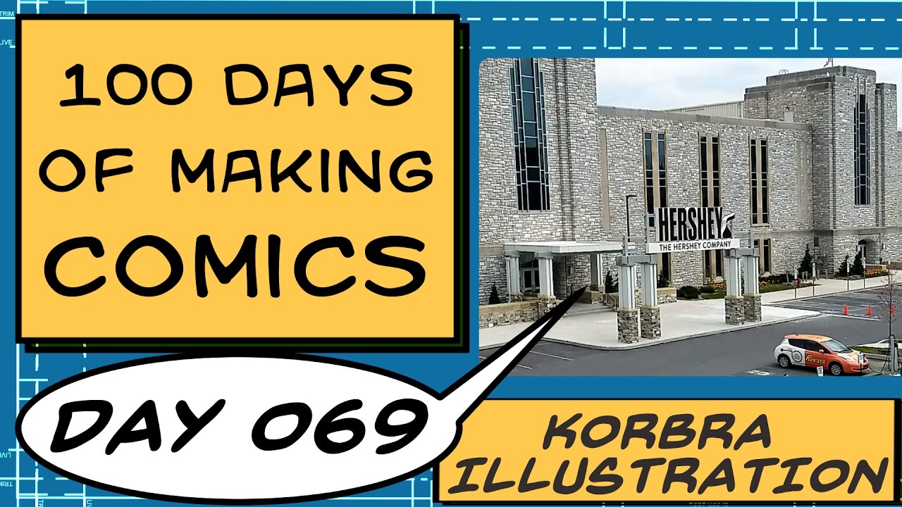 100 Days of Making Comics Challenge - Day 069 - HERSHEY PARK