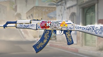 CS2 5x Sticker Craft - INSPECTING AK47 INHERITANCE WITH Custom Craft  INGAME - CS2 NEW Sticker Combo