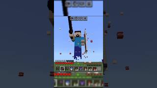 destroying my friend Herobrine statue in Minecraft  #minecraft #shorts #mobilegaming