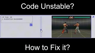 Tekken 6 PSP Short Tutorial - Fixing Unstable Codes