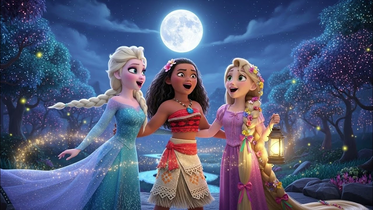 Эльза Моана Рапунцель Волшебное танцевальное приключение